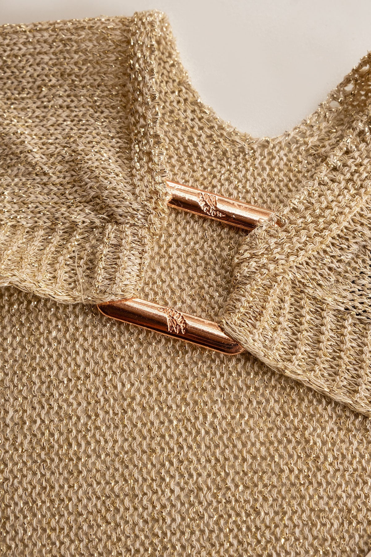 Lu Ring Jersey Oro Lurex - Polonio España