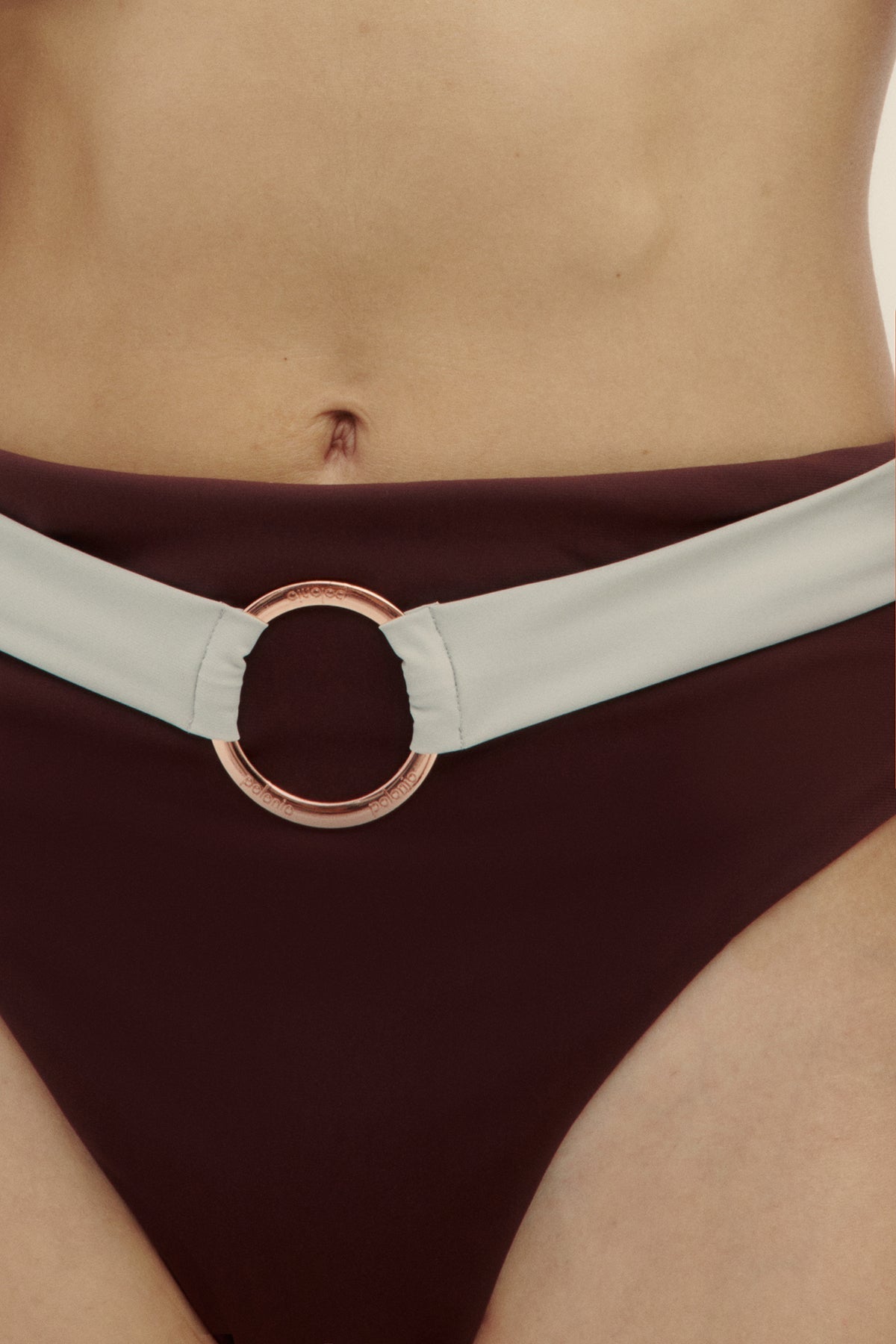 Braguita Bikini Cinturón Merlot - Polonio EU