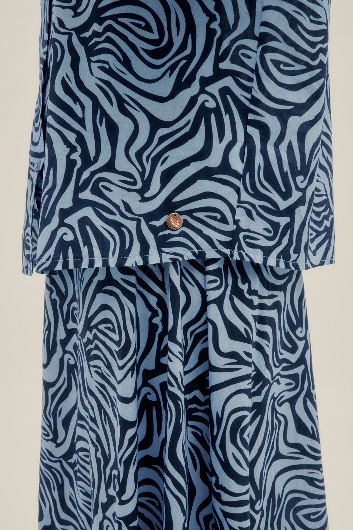 Camisa Sol Zebra Azul - Polonio España