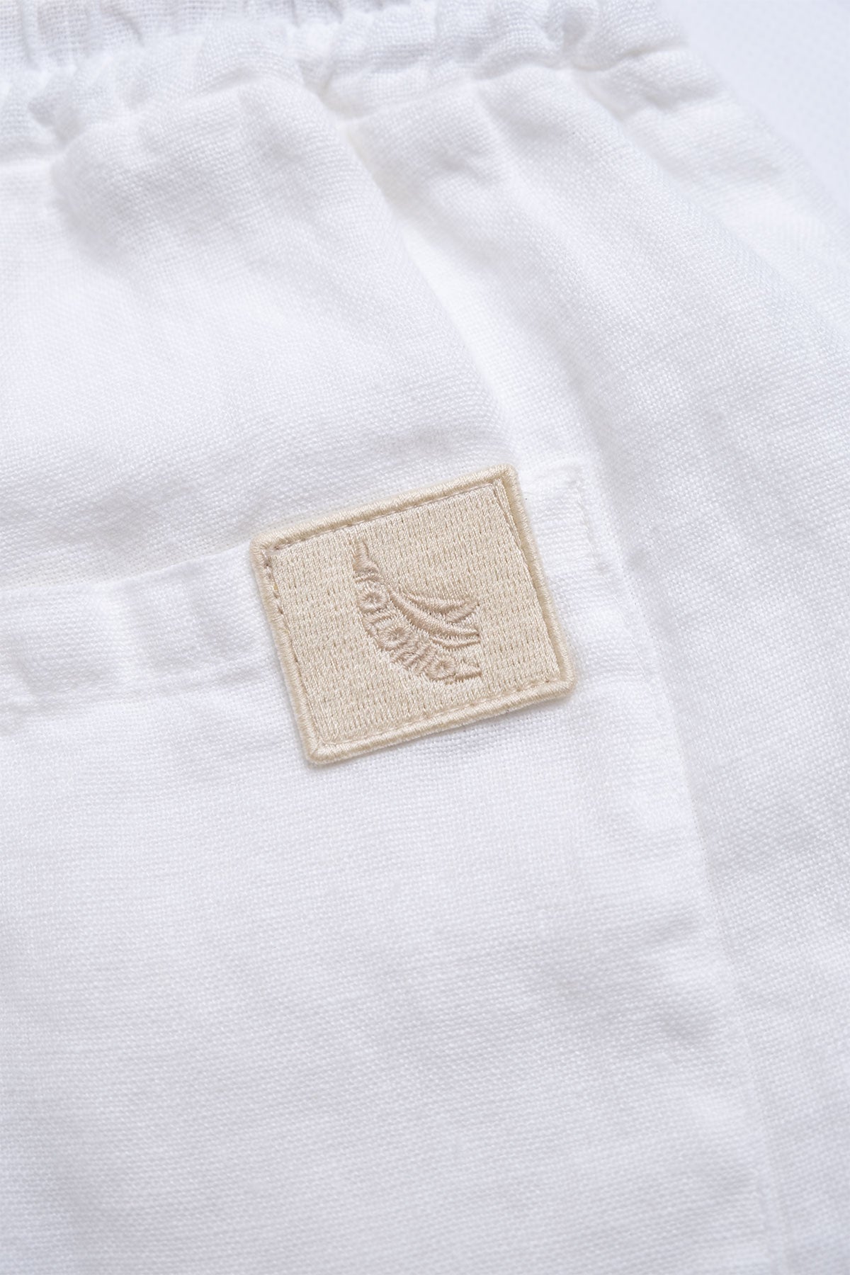 Pantalón 100% Lino Premium Blanco - Polonio España