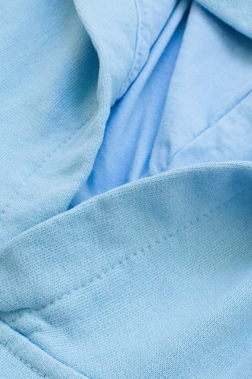 Sudadera Capucha Algodón Azul - Polonio EU